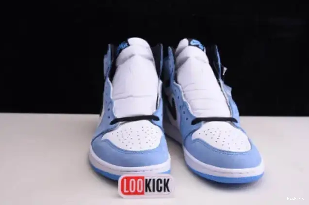 Rep MAX AIR WHITE BLACK HIGH RETRO BLUE 555088-134 JORDAN 1 UNIVERSITY 0521